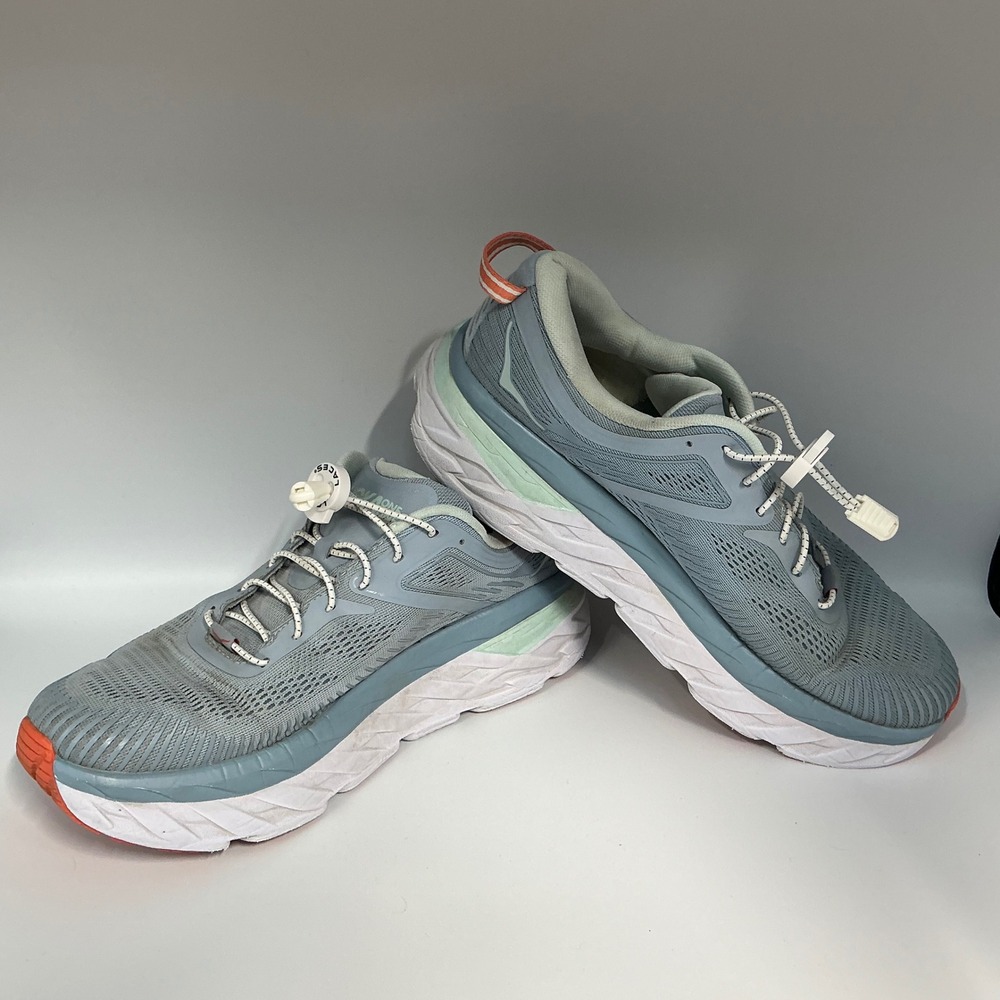 Hoka Bondi 7 Running Shoes Cushioning Comfort Athletic Sneakers W 9.5
